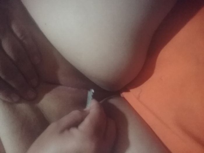 Afeitando mi cosita para compartirla con ustedes