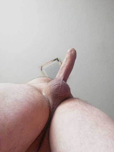 Estas son fotos de hoy de mi pene