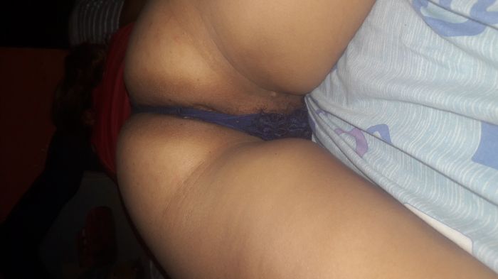 El rico culo de mi mujer en tanga