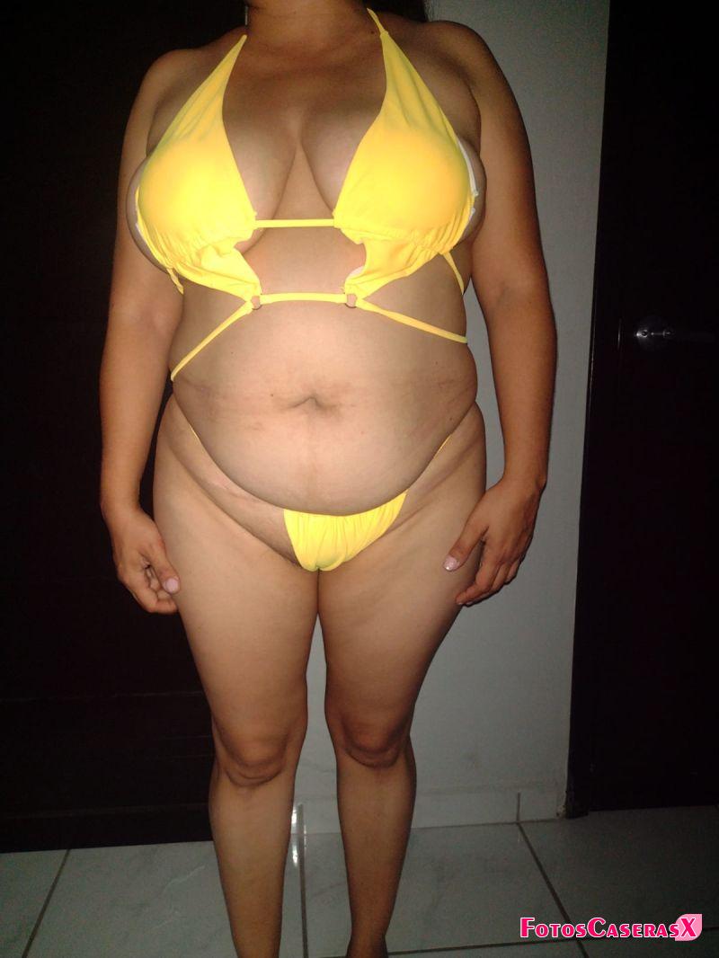 Esposa estrena bikini antes de coger bien sabroso