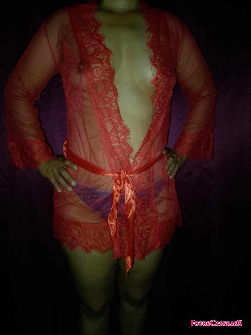 Noche ? en lencería roja lista para coger 7 Noche ? en lencería roja lista para coger